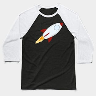 Retro Rocket Baseball T-Shirt